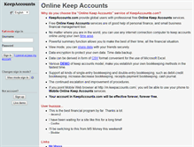 Tablet Screenshot of en.keepaccounts.com